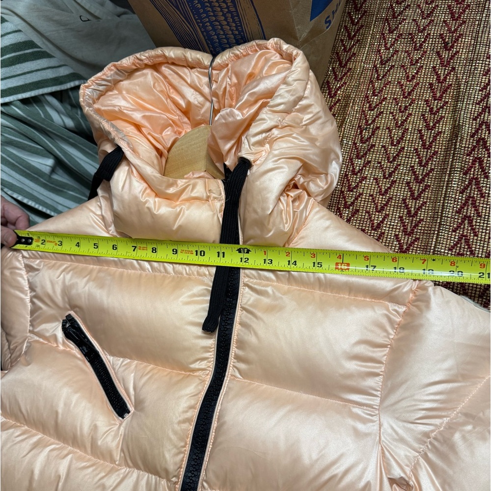 Moncler Pink Liriope Puffer Down Jacket - Picture 16 of 16